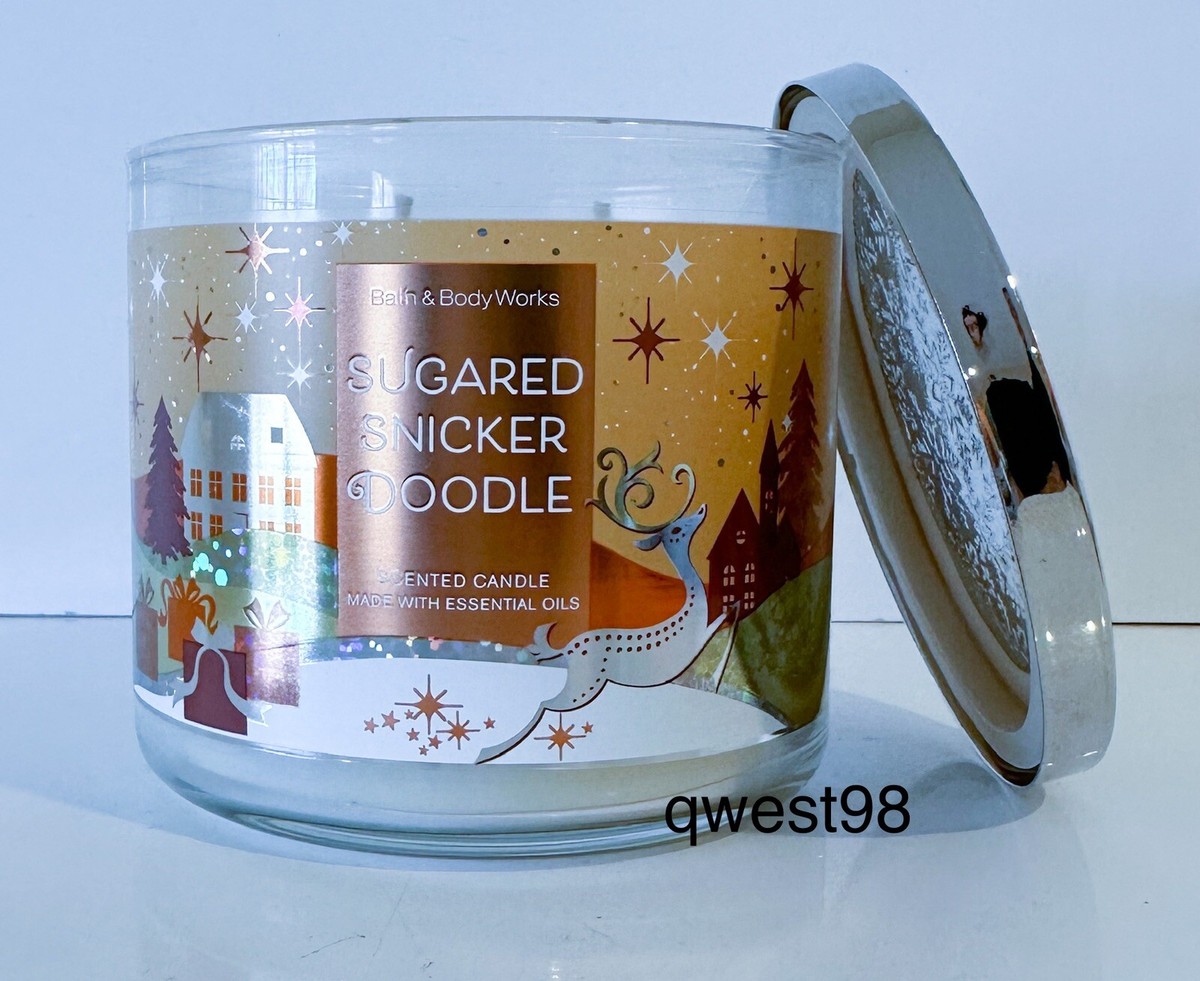 BATH & BODY WORKS SUGARED SNICKERDOODLE SCENTED CANDLE | eBay