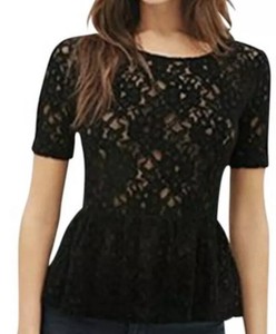 black lace shirt forever 21