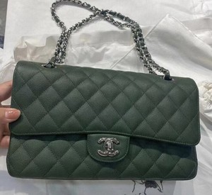 chanel dark green