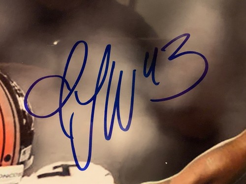 TJ Ward Signed Denvers Broncos 11x14 Photo JSA - Picture 2 of 5