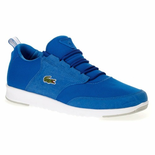 SCARPE SNEAKERS UOMO LACOSTE LIGHT PIQ 729SPM200611C BLU ORIGINALE PE | eBay