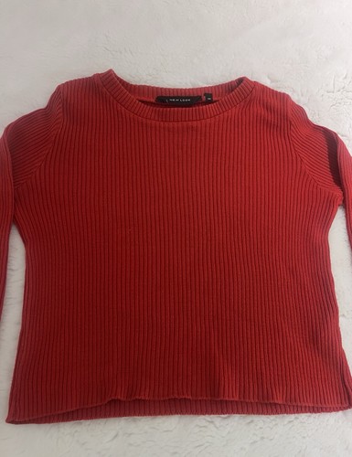 New Look Red Cropped Jumper Size 12 - Picture 3 of 7