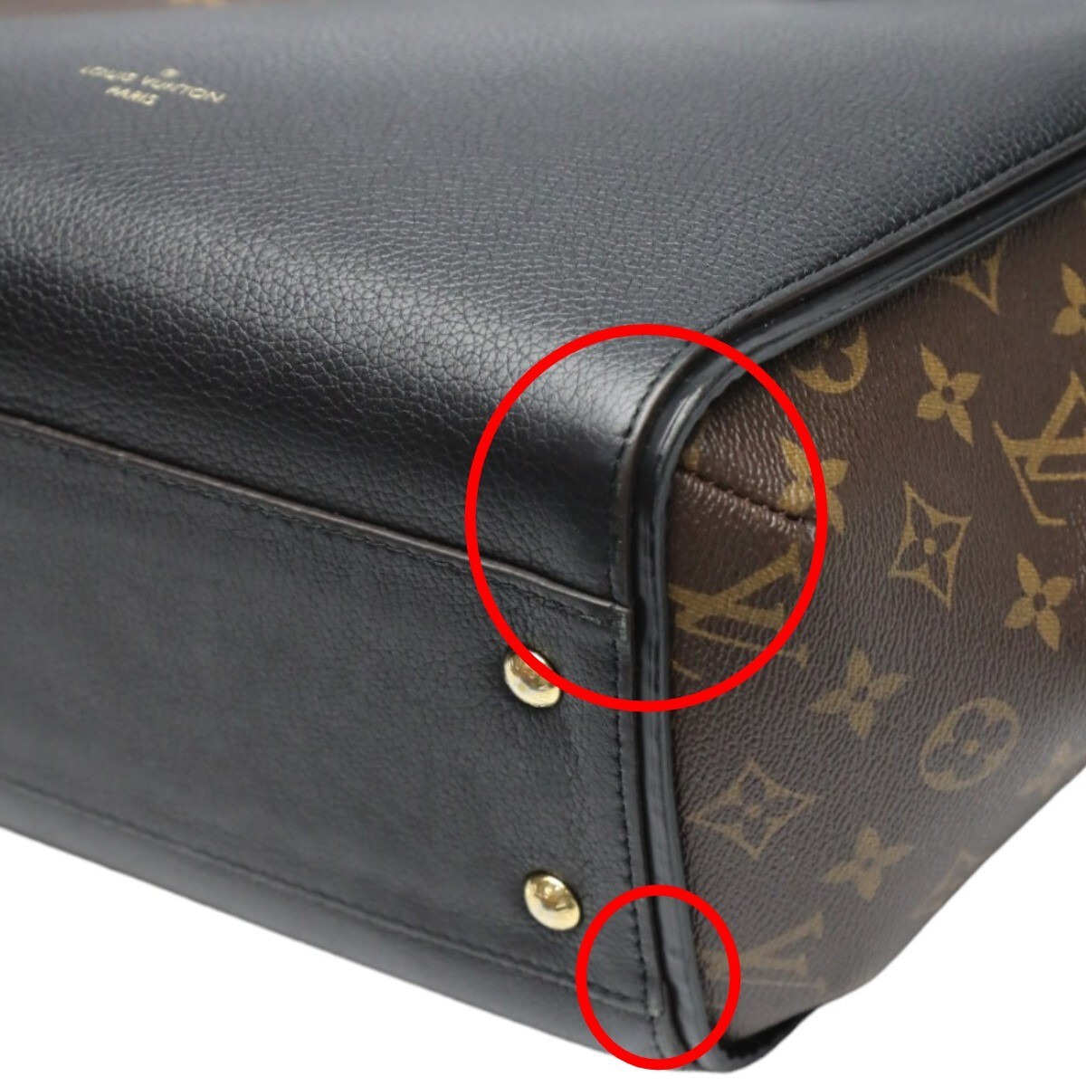 Auth LOUIS VUITTON M40460 Monogram Kimono MM Tote Bag Black Auth LOUIS VUITTON M40460 Monogram Kimono MM Tote Bag Black