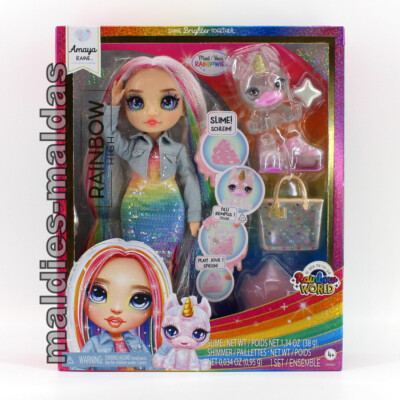 Rainbow High Amaya Raine Glitzerschleim Sparkle Slime Fashion Doll 120230EU NEU