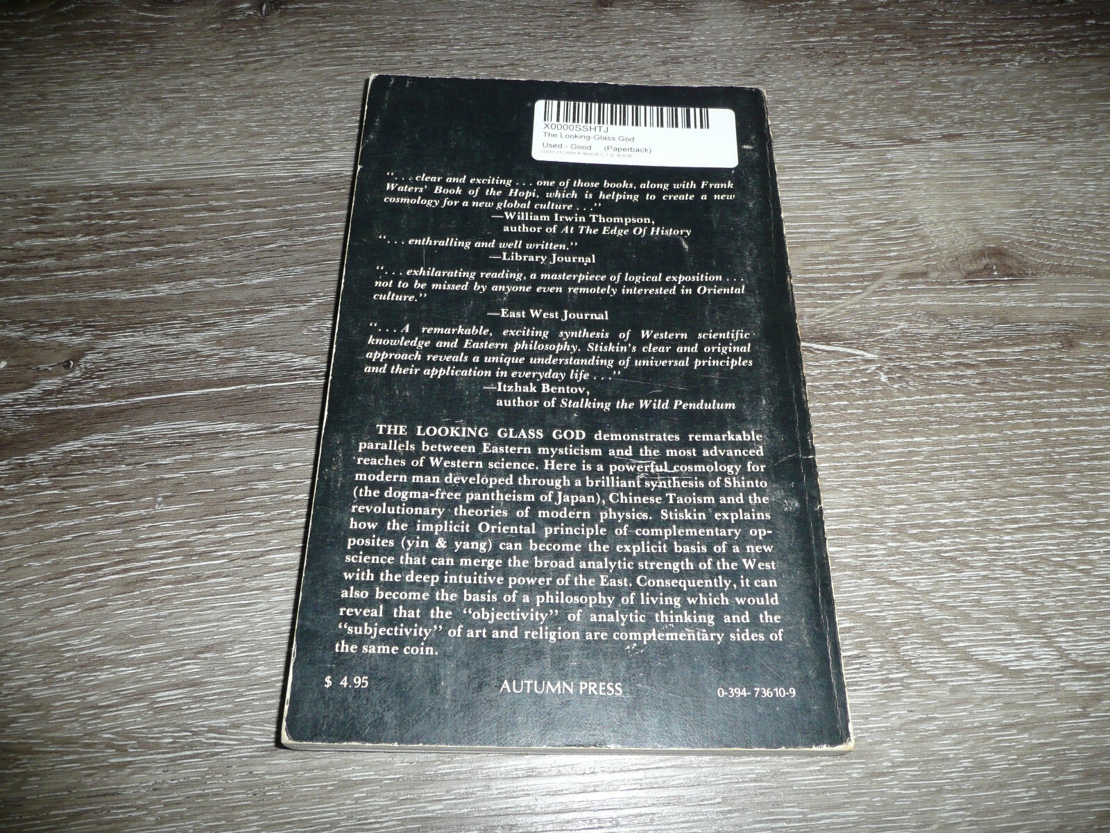 The looking-glass God: Shinto, Yin-yang, and a cosmology for today Vintage 1972