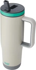 BUILT 40 Ounce Double Wall Stainless Steel Cascade Tumbler - Concrete Grey