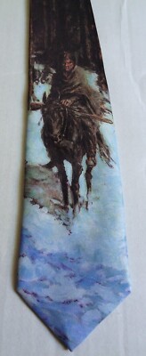 Krawatte RALPH MARLIN ''The Sentinel'' 1989  100% Polyester USA NEU ohne Etikett
