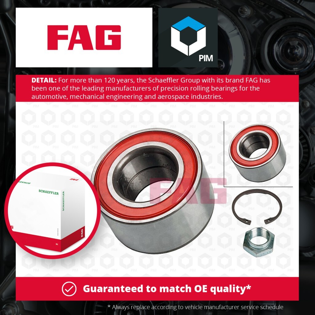 Wheel Bearing Kit Front 713614030 FAG 6U0407625B 6U0498003 6V0407625B 969106801