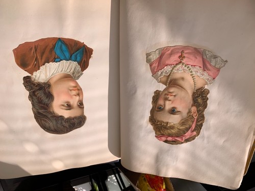 Stunning 1800s Scrapbook over 43 pages book marked 1876 - Picture 2 of 12