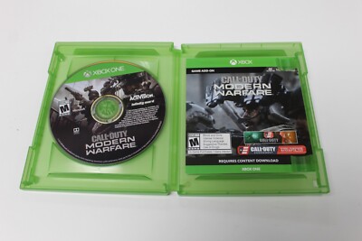 Xbox One Call Of Duty Modern Warfare (Xbox One, 2019) Disc Only