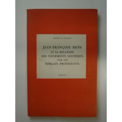 CONLON, Pierre: Jean-François Bion und seine Beziehung zu den Qualen, die l erlitten hat