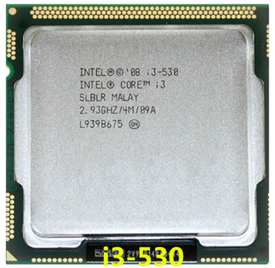 Intel Core i3-530 CPU Dual-Core 2.93GHz / 4MB LGA1156 SLBLR Processor