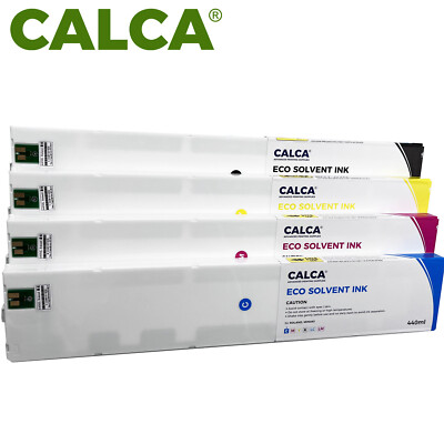 USA 440ML Calca Compatible Roland ECO-Sol Max Ink Cartridge 4 Color CMYK