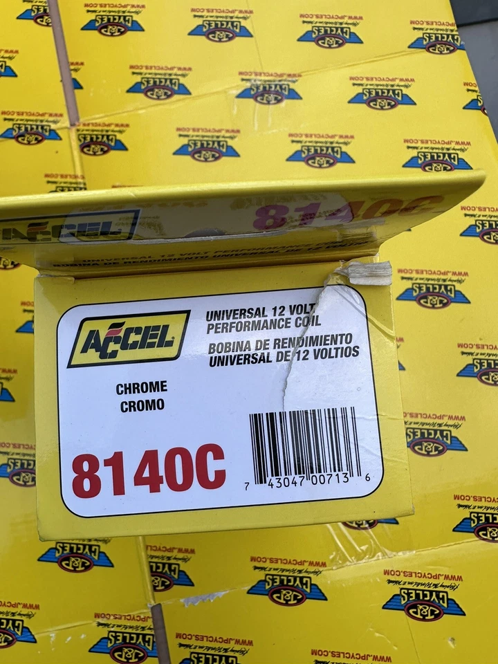 ACCEL 8140C Super Stock Rendimiento Bobina Cromo y ACCEL Super Stock Cables 4041 Foto 2 de 4