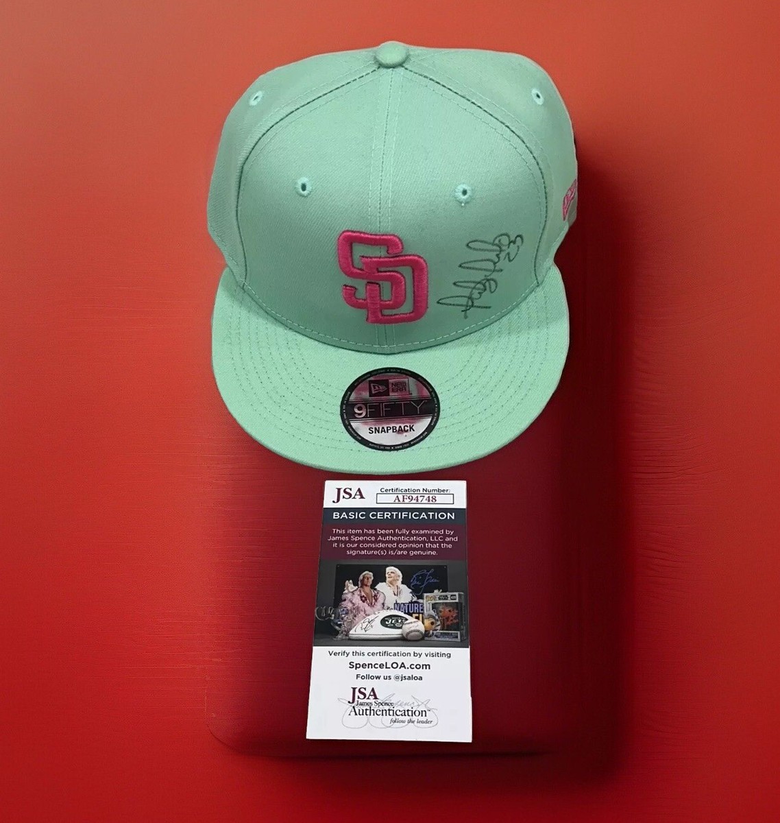 Fernando Tatis Jr Signed Padres City Connect Hat Autographed Auto