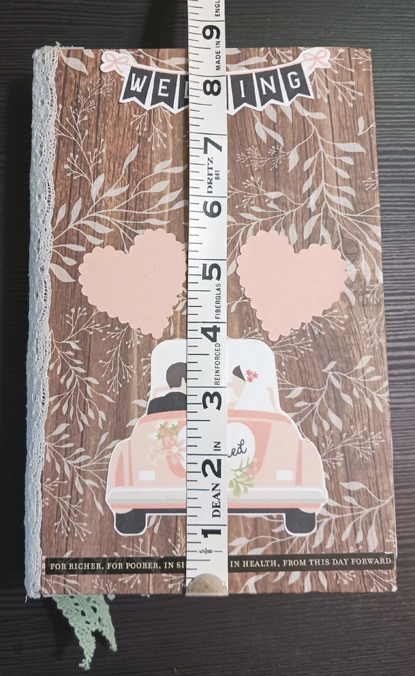 Ручной работы страны мусор журнал наша свадьба единственный в своем роде ДСП для скрапбукинга - Изображение 3 из 4