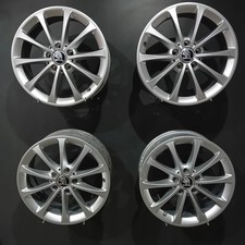 4x Alufelge 17 Zoll 6.5" 5x112 44ET Glanz A1774010300 Mercedes-Benz Octavia I