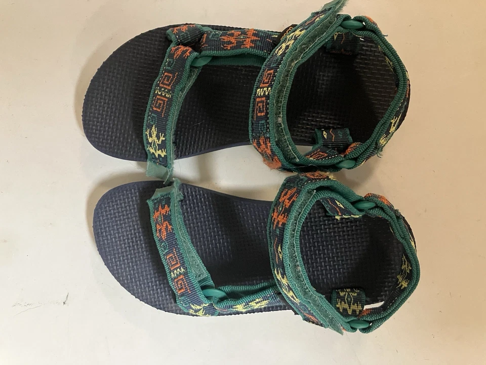 Sandalias Teva Niños 13 Original Universal Verde Gecko Foto 2 de 4