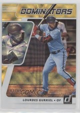 2021 Panini Donruss Dominators Gold 42/99 Lourdes Gurriel Jr #DOM9 0e6a