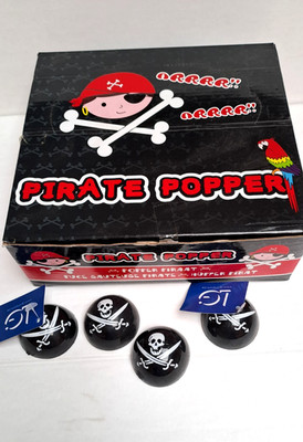 12 Piraten Hüpfer - Popper Seeräuber, spielen, springen, Kinder  Mitgebsel N 208