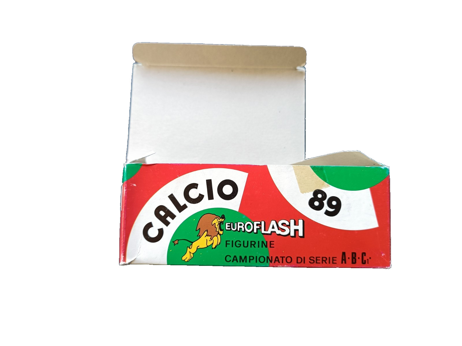 Scatola Vuota Calcio 89 Euroflash Figurine Campionato Serie A B C 1988