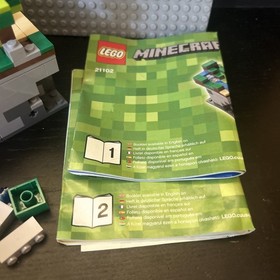 LEGO Minecraft: Minecraft Micro World: the Forest (21102) 90% Complete + Extras