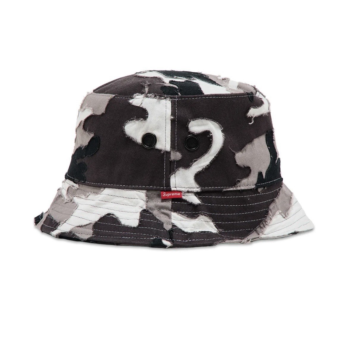 帽子 Supreme Layered Camo Crusher M/L New! SS25 Supreme Layered Camo Crusher Bucket Hat, Size M/L , Snow