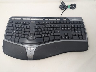 Microsoft Natural Ergonomic 4000 v1.0 Keyboard KU-0462 Model 1048 Tested.