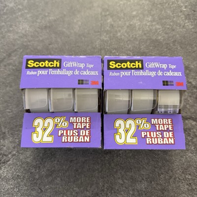 Scotch 3M Magic Gift Wrap Tape | 6 Rolls of 400 Inches (2400'' Total)