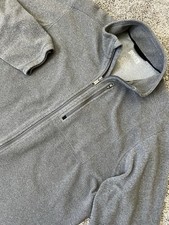 Duluth Trading Co. Fleece Jacket men's size Large gray full zip warm L Grey