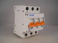 Eaton MCB 63 Amp Type C 63A Triple Pole 3 Phase C63 Memshield 3 EMCH363