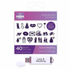 First Edition Craft – Digital Die Cuts USB – 40 SVG files – LOVE & WEDDING