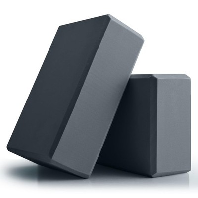 Yoga Blocks 2 Pcs, 9''x6''x3'' Yoga Brick Foam Blocks EVA Foam Block Yoga Props ...