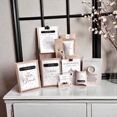 Personalisiertes und handgemachtes Geburtstagsgeschenk für Frauen, Geschenkset