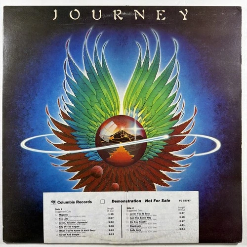 Journey - Evolution LP Columbia FC 35797 1979 1st Pressing White Label Promo EX