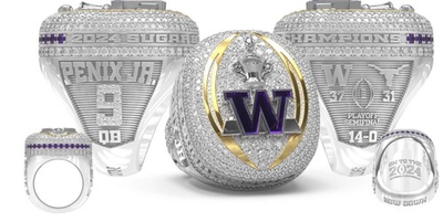 #ad #ad Washington Huskies 2024 Sugar Bowl Championship Ring High Quality $499.99