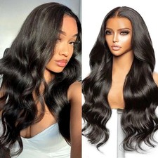 Body Wave Lace Front Wig Brazilian Remy Human Hair Wigs Pre Plucked For Women