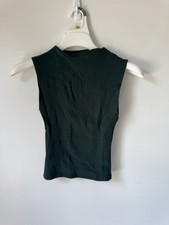 Zara size S Green Fitted Tank Top