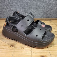 🔥 Crocs Hiker Xscape Womens 10 Hiking Sandals Black Casual Chunky Comfort