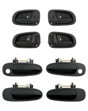 Door Handle Set Compatible With 1993-1997 Toyota Corolla Geochevy Prizm 