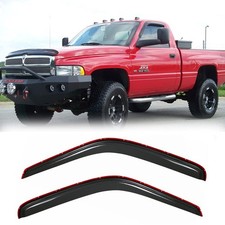 92352 Side Window Visor Deflector Rain Guard,in-Channel Style Shatterproof Da...