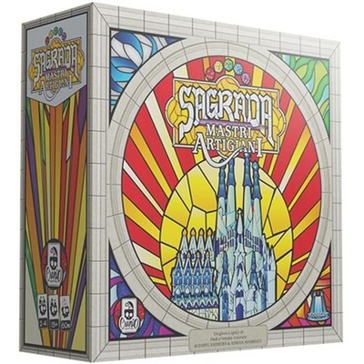 SAGRADA Legacy MASTERRI ARTISANI Brettspiel IN ITALIENISCH Schädel Creations DAD