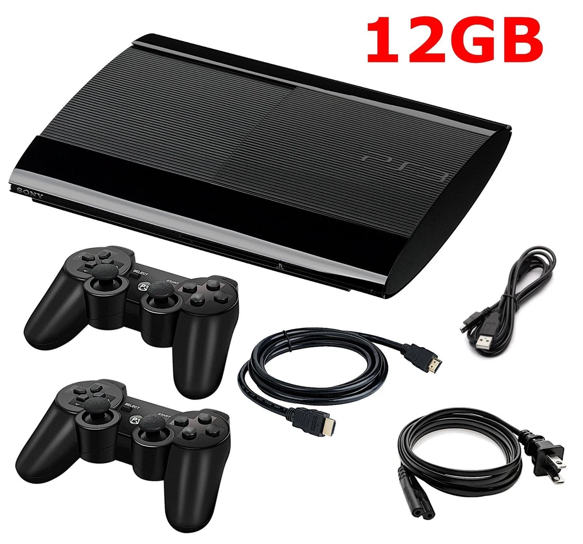 PlayStation 3 - Super Slim Composite RCA Video Game Home Consoles