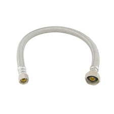 BrassCraft Faucet Supply Line 16in 3/8 Comp x 1/2 FIP Braided Polymer Connector
