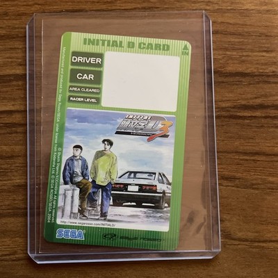 New Unused Unregistered English SEGA Initial D Card Arcade Stage Version 3  NOS