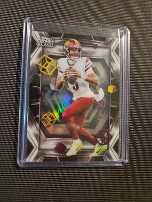 Topps Chrome Black 2025 Jayden Daniels Commanders DOD-3 Depths of Darkness SSP