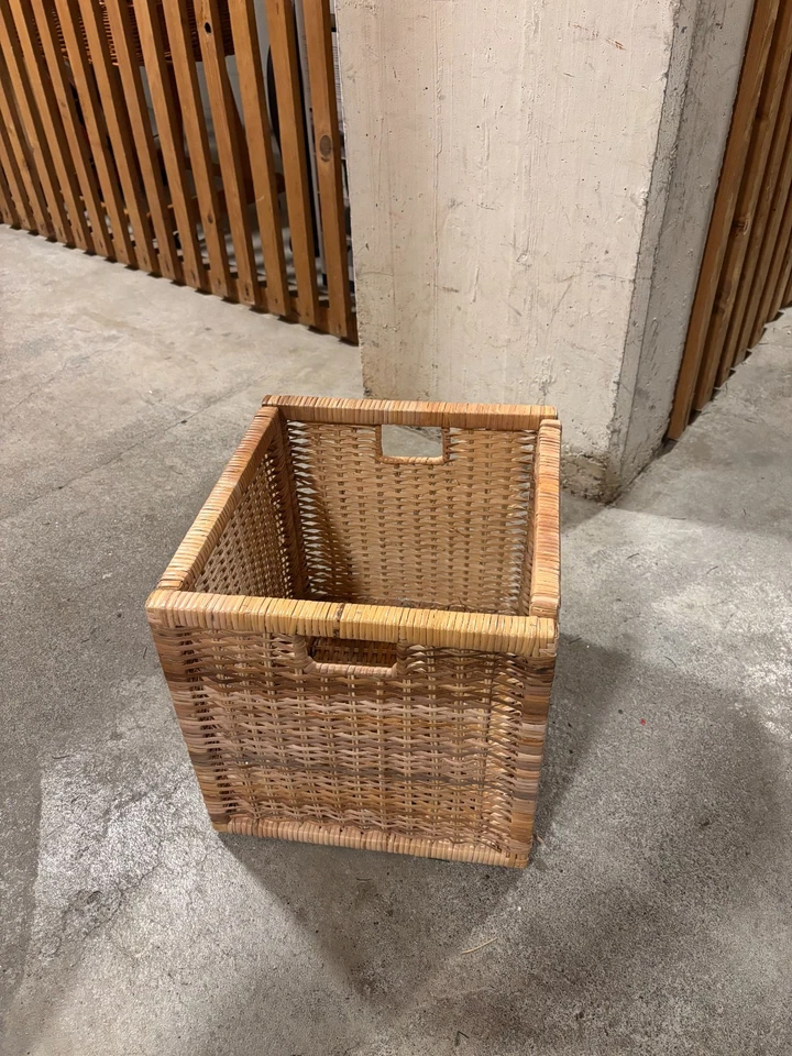 8 mal BRANÄS Korb, Rattan, braun, 32x34x32 - Bild 3 von 3