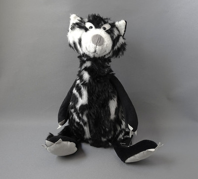 BEASTS CAT MACCHIATO - Sigikid 38057 - Town - Katze Stofftier Kuscheltier s/w
