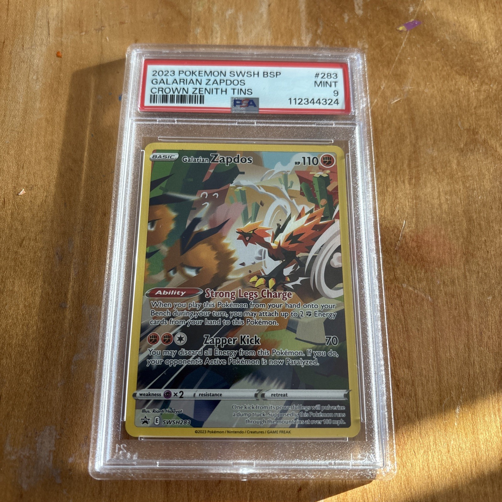 Galarian Zapdos SWSH283 SWSH: Sword & Shield Promo Cards Holo