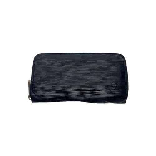 Used LOUIS VUITTON◆Long wallet/Leather/Epi/Black/Men's/M60072/Louis Vuitton